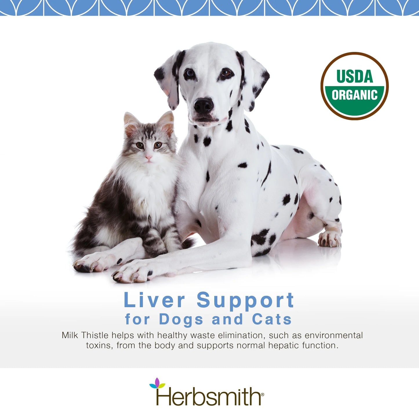 Organic Milk Thistle for Dogs and Cats – Liver Supplement for Dogs & Cats – Made in USA – 75G Powder