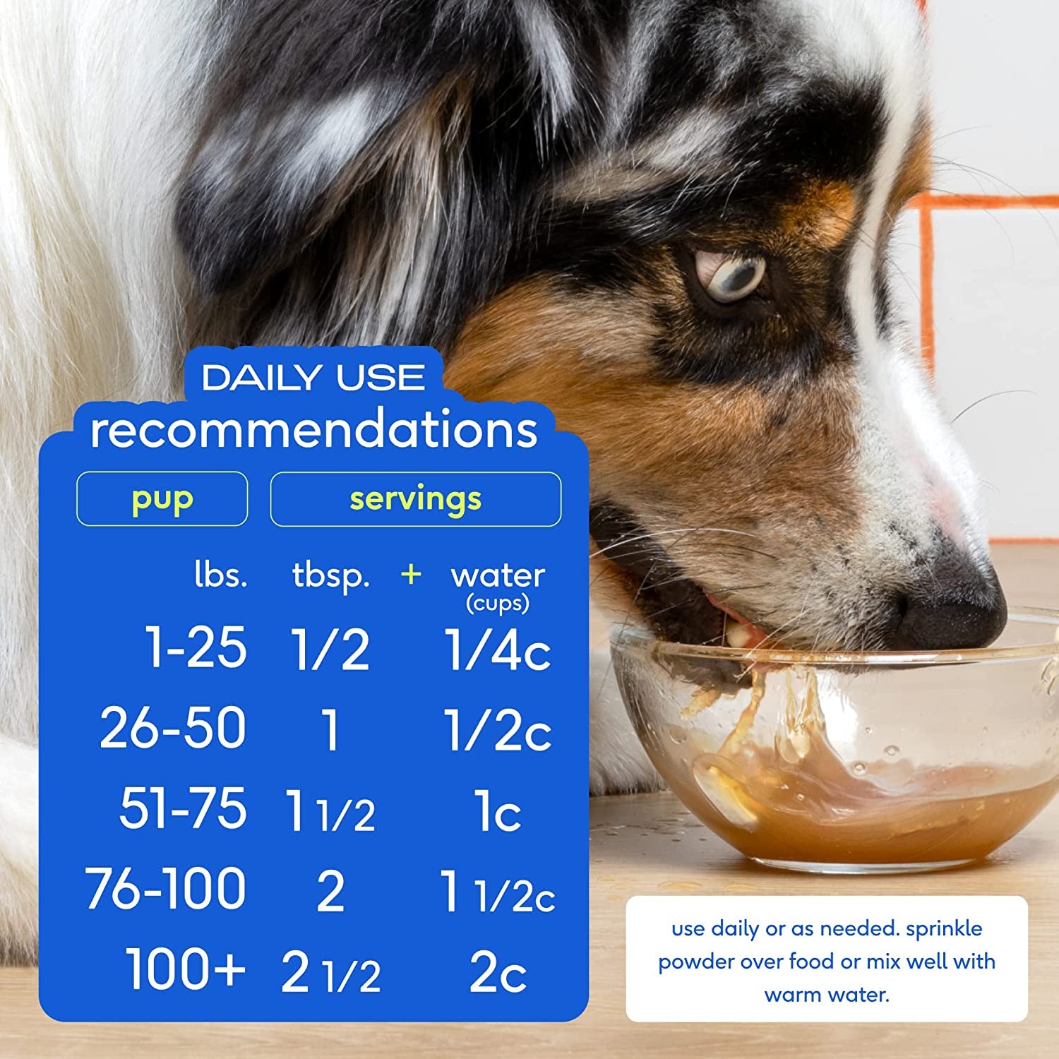 Bone Broth for Dogs and Cats – Chicken Broth for Cats & Dogs - Dog Bone Broth Powder, Dog Food Topper for Picky Eaters - Dog Gravy Topper for Dry Food – Dog Broth & Cat Broth – 5.75 Oz