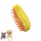3-In-1 Electric Pet Grooming Tool: Steamy Brush, Massager, and Shedding Comb for Cats & Dogs