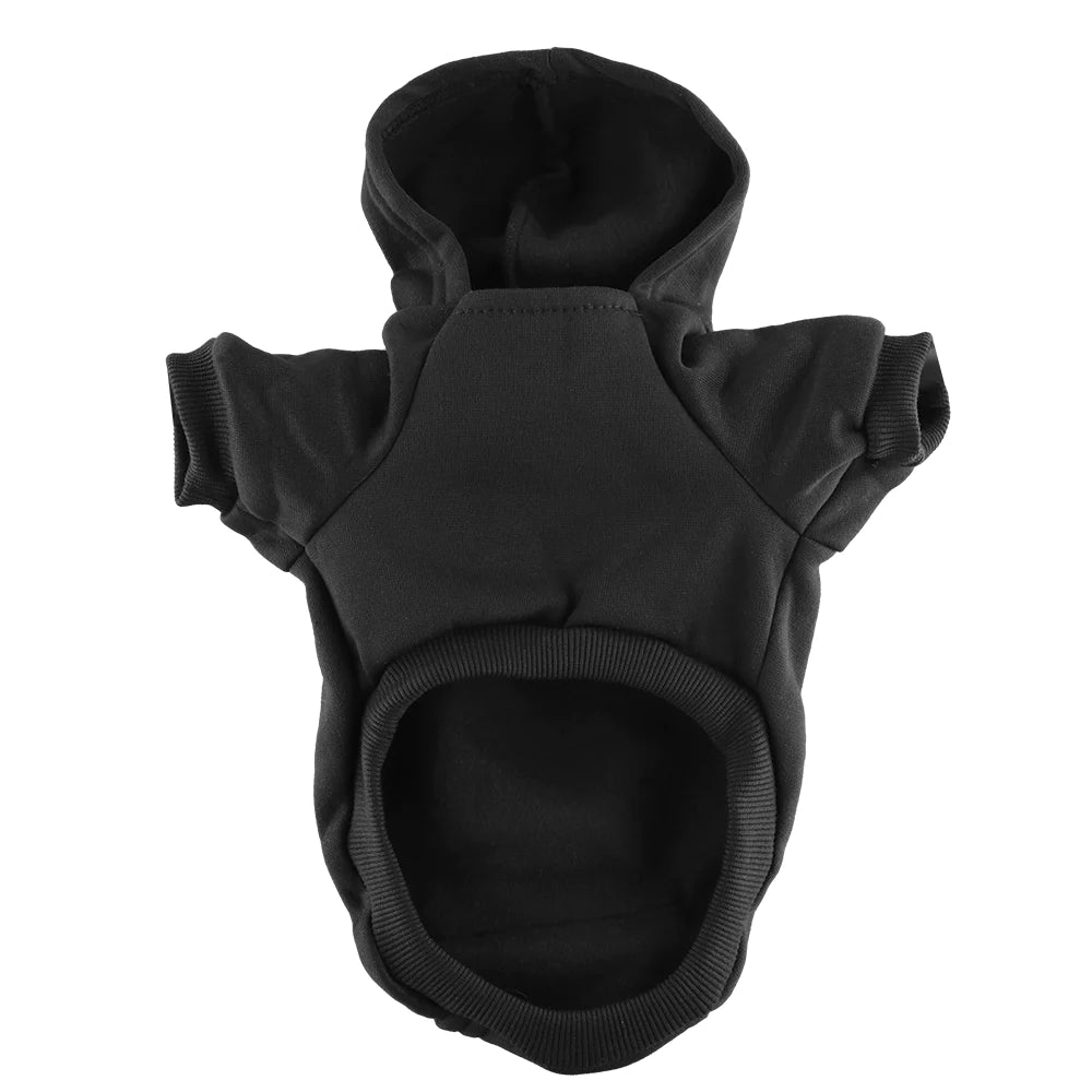 Pawda Dog Clothes Autumn Winter Spring Small Medium Puppy Kitten York French Bulldog Luxury Fleece Lining Cat Pet Hoodies